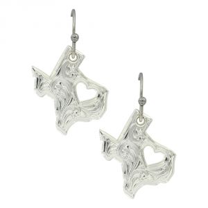 Montana Silversmiths My Heart Belongs in Texas Earrings (ER2370TX)